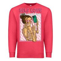 Cardinal self love is the best love Premium Sweatshirt - MaliasSmallBusiness