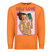 Carrot self love is the best love Premium Sweatshirt - MaliasSmallBusiness