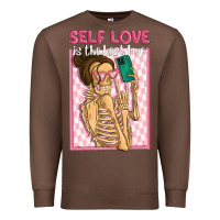 Chestnut self love is the best love Premium Sweatshirt - MaliasSmallBusiness