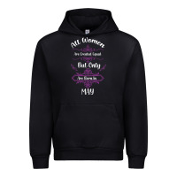 Black all women are created equal but only the smartest are born in may Urban Hoodie - Bettercallsaul
