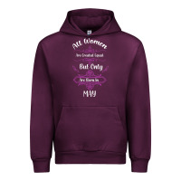 Mauve Wine all women are created equal but only the smartest are born in may Urban Hoodie - Bettercallsaul