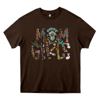 Chocolate Brown mom of girls Heavy Core Tee - RacoonDesign