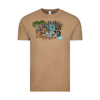 Vintage Coffee hello summer Vintage Tee - SublimationCraftShop