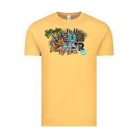 Vintage Mustard hello summer Vintage Tee - SublimationCraftShop