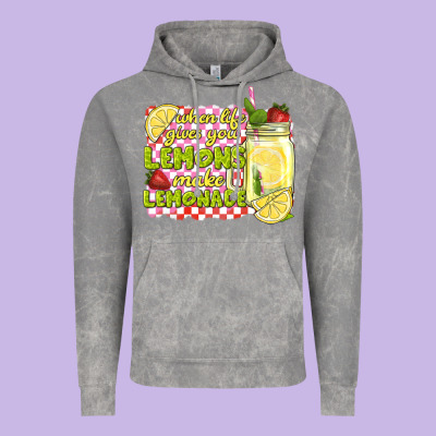 When Life Gives You Lemons Make Lemonade Vintage Hoodie Designed By Texasbilliewilder