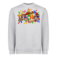 Heather Grey cinco de mayo teacher Heavyweight Sweatshirt - Zillion Design Studio