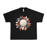 Black volleyball sunflower Urban Heavy Tee - HRA Design Shop