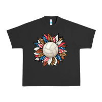 Pigment Black volleyball sunflower Urban Heavy Tee - HRA Design Shop