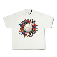 Pistachio volleyball sunflower Urban Heavy Tee - HRA Design Shop