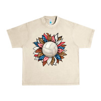 Sandshell volleyball sunflower Urban Heavy Tee - HRA Design Shop