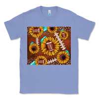 Colony Blue football leopard sunflower Classic Tee - JahusDesignShop
