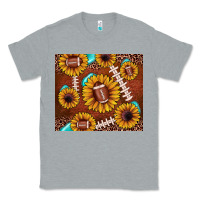 Heather Grey football leopard sunflower Classic Tee - JahusDesignShop