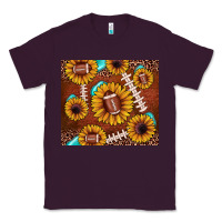 Plum football leopard sunflower Classic Tee - JahusDesignShop