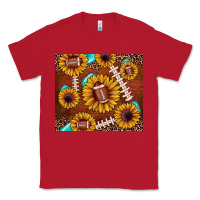 Red football leopard sunflower Classic Tee - JahusDesignShop