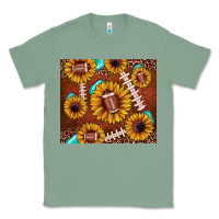 Sage football leopard sunflower Classic Tee - JahusDesignShop