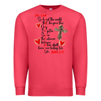 Cardinal for god so loved the world Premium Sweatshirt - MaliasSmallBusiness