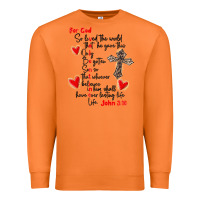 Carrot for god so loved the world Premium Sweatshirt - MaliasSmallBusiness