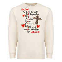 Sandshell for god so loved the world Premium Sweatshirt - MaliasSmallBusiness
