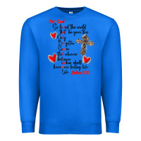 True Royal for god so loved the world Premium Sweatshirt - MaliasSmallBusiness