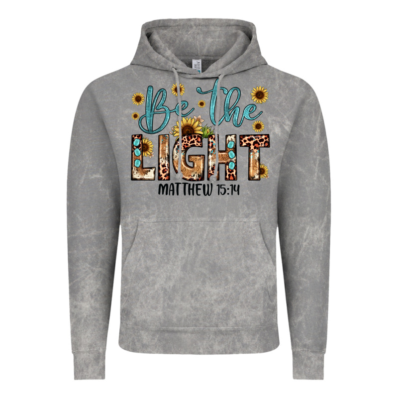 Be The Light Matthew 5 14 Vintage Hoodie by JahusDesignShop | Teevron