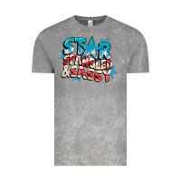 Cloud Rock Star spangled and sassy 4th of july Vintage Tee - CowGirlArtShop
