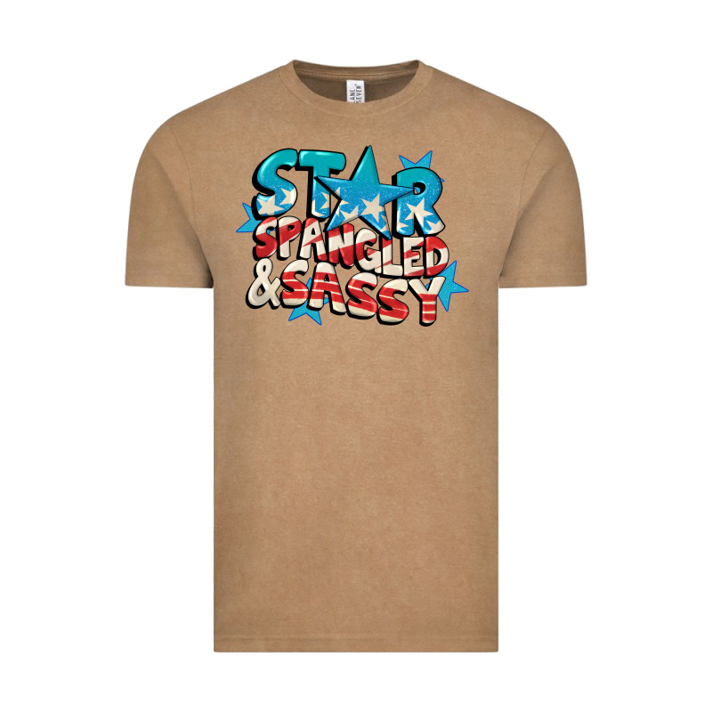 Star Spangled And Sassy 4th Of July Vintage Tee by CowGirlArtShop | Teevron