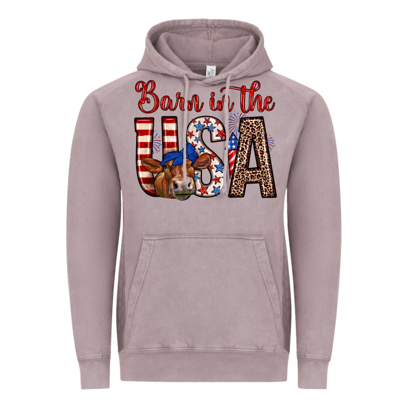 Barn In The Usa Vintage Hoodie by Zillion Design Studio | Teevron