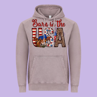 Barn In The Usa Vintage Hoodie Designed By Zillion Design Studio