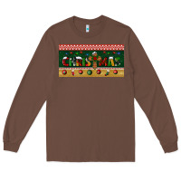 Chestnut christmas with cross license plate Long Sleeve Tee - BundleAndBundleShop