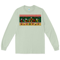 Matcha christmas with cross license plate Long Sleeve Tee - BundleAndBundleShop