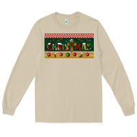 Christmas With Cross License Plate Long Sleeve Tee | Teevron