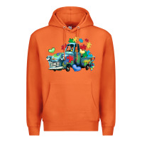 Carrot autism truck Premium Hoodie - LillyAllenDesigns