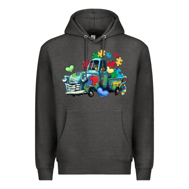 Autism Truck Premium Hoodie by LillyAllenDesigns | Teevron
