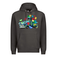 Smoke autism truck Premium Hoodie - LillyAllenDesigns