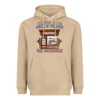 Mushroom the way to my heart is through the bookstore Heavyweight Hoodie - MaliasSmallBusiness