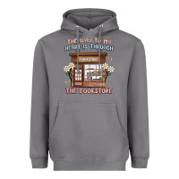 Storm the way to my heart is through the bookstore Heavyweight Hoodie - MaliasSmallBusiness