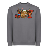 Storm christmas joy cow Heavyweight Sweatshirt - RanaPortraitStore