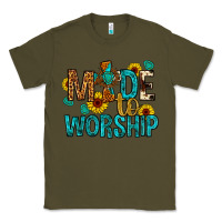 Army Green made to worship Classic Tee - Artiststas