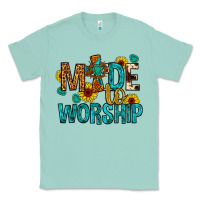 Seafoam made to worship Classic Tee - Artiststas