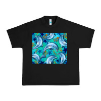 Black dolphin tumbler Urban Heavy Tee - BarkalooDesign