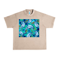 French Oak dolphin tumbler Urban Heavy Tee - BarkalooDesign