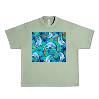 Oil Green dolphin tumbler Urban Heavy Tee - BarkalooDesign