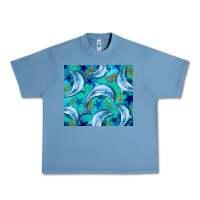 Pebble Blue dolphin tumbler Urban Heavy Tee - BarkalooDesign