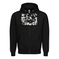 Black cowhide background Zipper Hoodie - AdoDesignShop