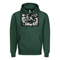 Sports Green cowhide background Zipper Hoodie - AdoDesignShop