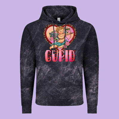 Cupid Heart Vintage Hoodie Designed By Ranaportraitstore