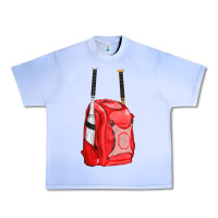 Grape Ice red bat backpack fa element Urban Heavy Tee - FaDigitalArtStudio
