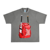 Tornado red bat backpack fa element Urban Heavy Tee - FaDigitalArtStudio