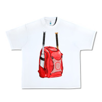 White red bat backpack fa element Urban Heavy Tee - FaDigitalArtStudio
