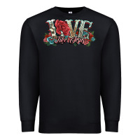 Black love like jesus roses Premium Sweatshirt - NancyCooperArtShop